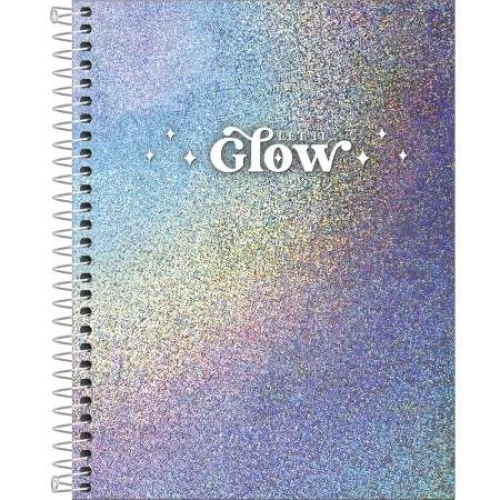 Caderno Universitário Glow 1 matéria 80 Folhas - Tilibra