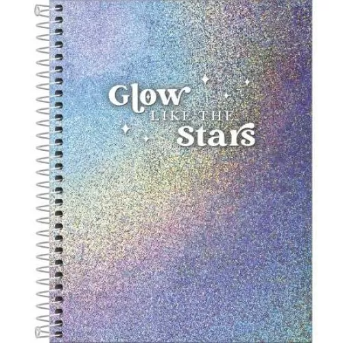 Caderno Universitário Glow 1 matéria 80 Folhas - Tilibra