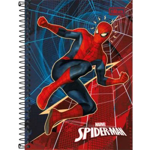 Caderno Universitário Homem Aranha 80 Folhas - Tilibra