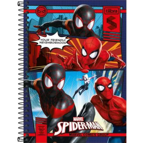 Caderno Universitário Homem Aranha 80 Folhas - Tilibra