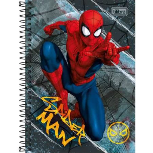 Caderno Universitário Homem Aranha 80 Folhas - Tilibra