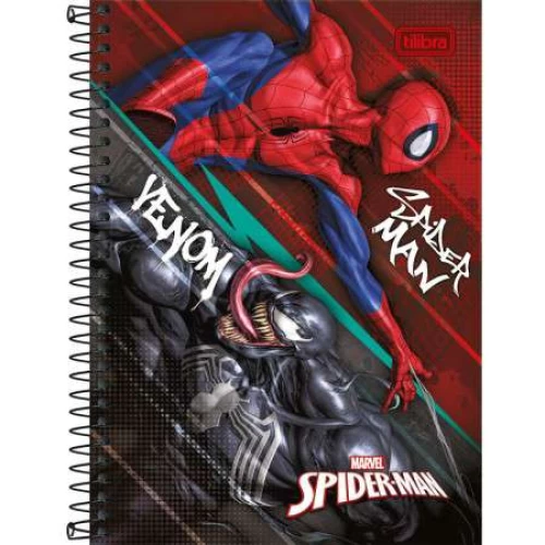 Caderno Universitário Homem Aranha 80 Folhas - Tilibra