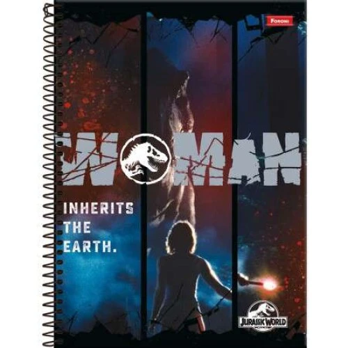 Caderno Universitário Jurassic World - Foroni