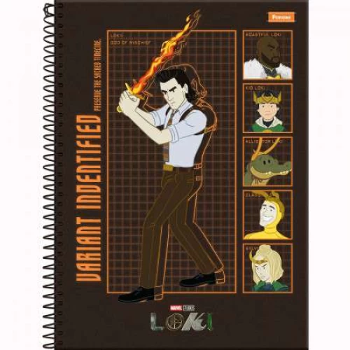 Caderno Universitário Loki 80 Folhas - Foroni