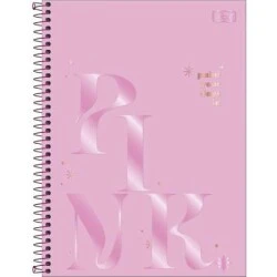 Caderno Universitário Love Pink 1 matéria 80 Folhas - Tilibra