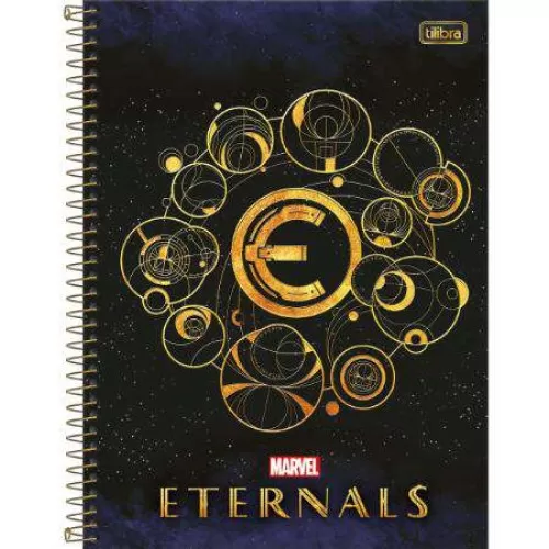 Caderno Universitário Marvel 1 matéria 80 Folhas - Tilibra