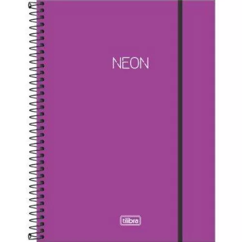 Caderno Universitário Neon 1 Matéria 80 Folhas - Tilibra