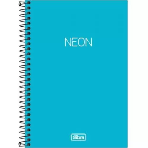 Caderno Universitário Neon Azul - Tilibra