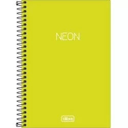 Caderno Universitário Neon Verde Limão - Tilibra