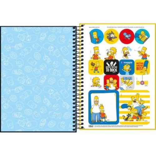 Caderno Universitário Os Simpsons 80 Folhas - Tilibra