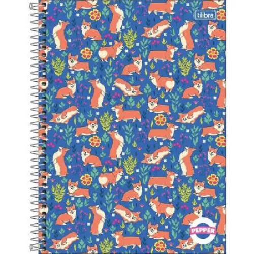 Caderno Universitário Pepper 1 matéria 80 folhas - Tilibra