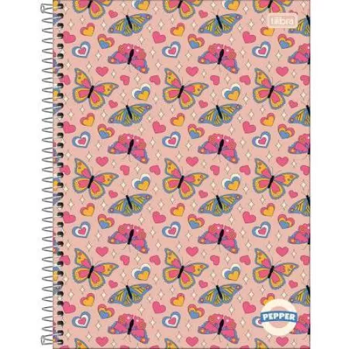 Caderno Universitário Pepper 101 160 folhas - Tilibra