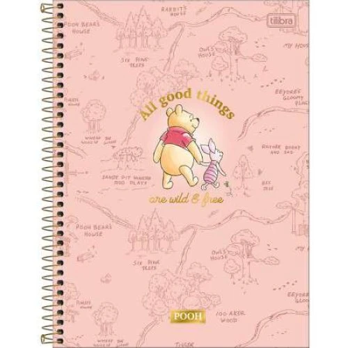 Caderno Universitário Pooh 101 160 folhas - Tilibra