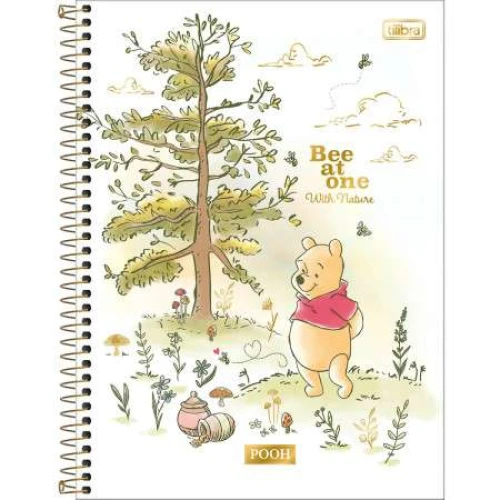 Caderno Universitário Pooh 101 160 folhas - Tilibra