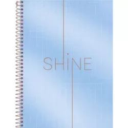 Caderno Universitário Shine Metálico 1 matéria 80 Folhas - Foroni