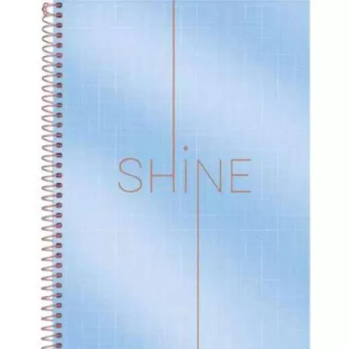Caderno Universitário Shine Metálico - Foroni