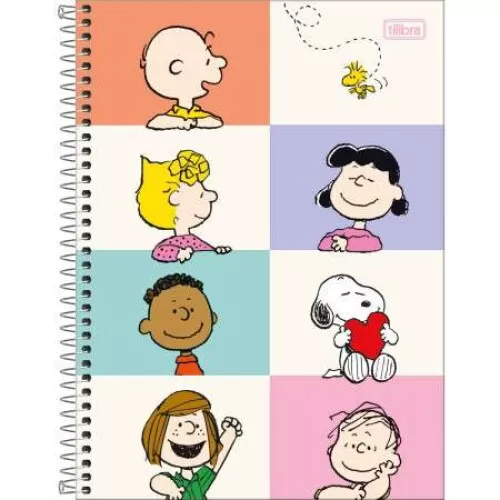 Caderno Universitário Snoopy 1 matéria 80 Folhas - Tilibra
