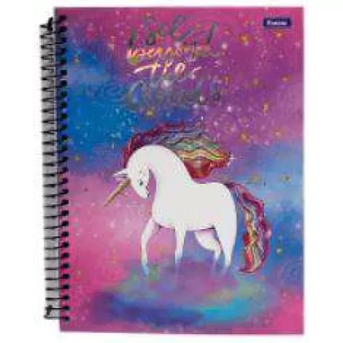 Caderno Elástico De Unicornio Desenho Promoção