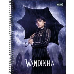 Caderno Universitário Wandinha 10 matérias - Tilibra