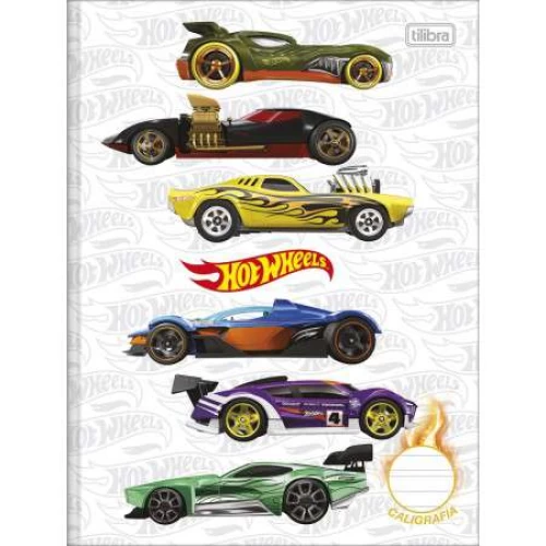 Caderno de Caligrafia Brochur Hot Wheels 40 folhas - Tilibra