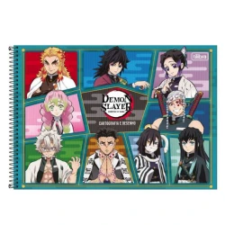 Caderno de Desenho Demon Salyer 80 folhas - Tilibra