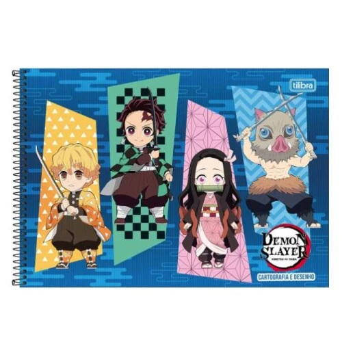Caderno de Desenho Demon Salyer 80 folhas - Tilibra