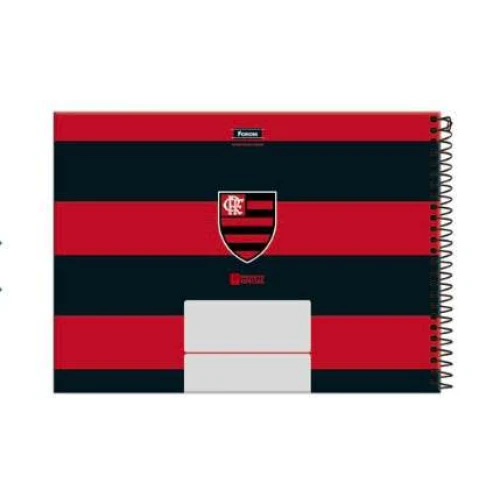 Caderno de Desenho Flamengo 80 Folhas - Foroni Caderno de Desenho Flamengo 80 Folhas - Foroni