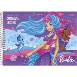 Caderno de Desenho Barbie 80 Folhas - Foroni