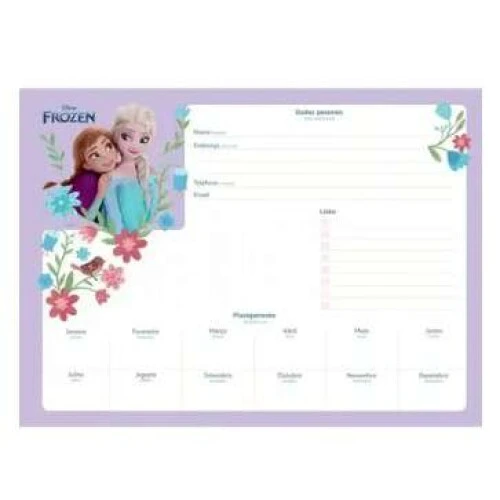 Caderno de Desenho Frozen 80 Folhas - Jandaia Caderno de Desenho Frozen 80 Folhas - Jandaia