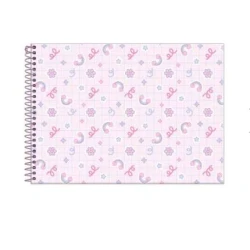 Caderno de Desenho FunFinity grande 80 Folhas - Foroni