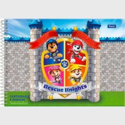 Caderno de Desenho Paw Patrol 80 Folhas - Foroni