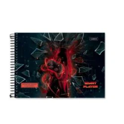 Caderno de Desenho Smart Player 80 Folhas - Cadersil