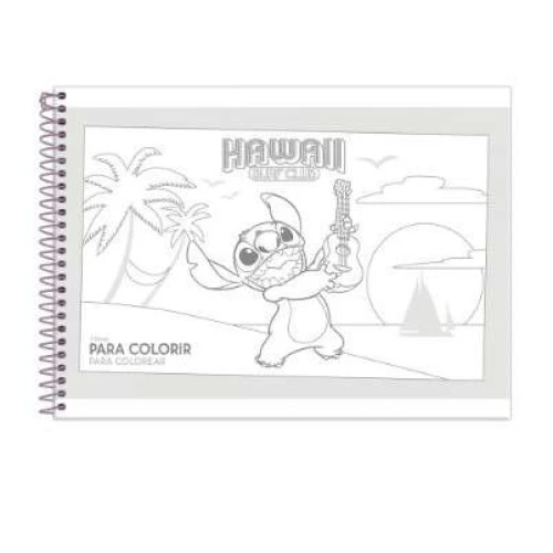 Caderno de Desenho Stitch 80 Folhas - Foroni