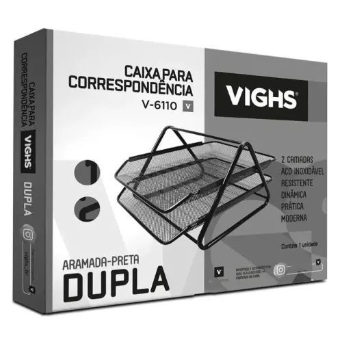 Caixa Correspondência Dupla Aramada REF 527756 - Kit