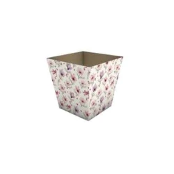 Caixa De Papel Cachepô Floral - Da Cruz
