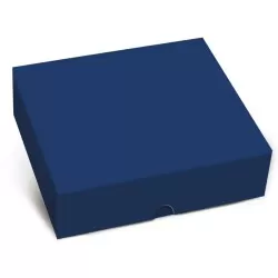 Caixa De Papel New Cobalto Azul M 25x20x5cm - Cromus