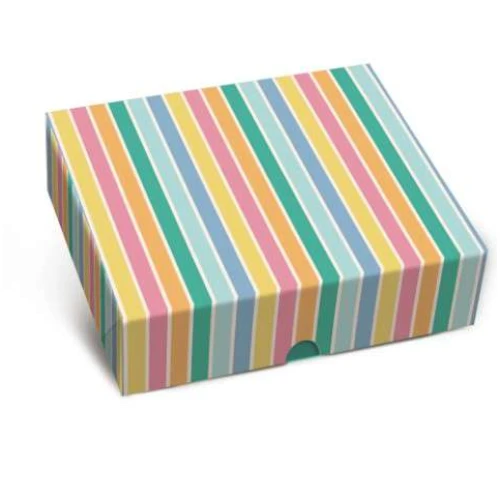 Caixa Decorada Listras Dreams 17x13x4,5cm - Cromus