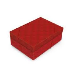 Caixa Decorada Luxuria Vermelho 14x33x46 - Cromus