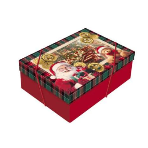 Caixa Decorada Relevo Ouro 14x33x46 - Cromus