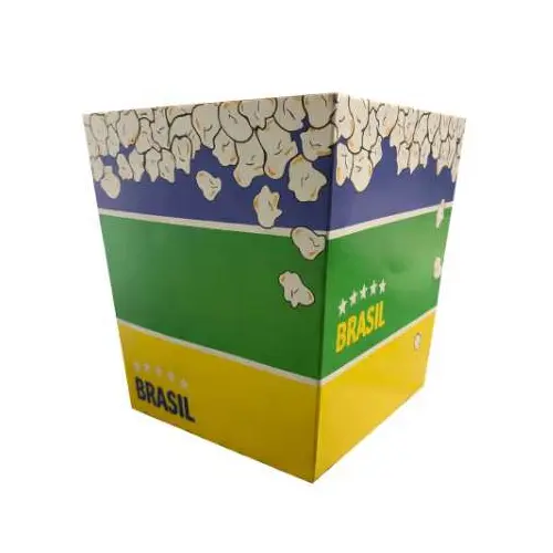 Caixa Papel Pipoca Copa do Brasil - Cromus