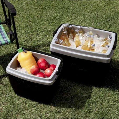 Caixa Térmica Cooler 18 Litros Preta com Alça 24 Latas Mor Ref: 25108180