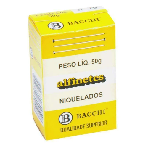 Caixa de Alfinetes Nº29 50g Bacchi