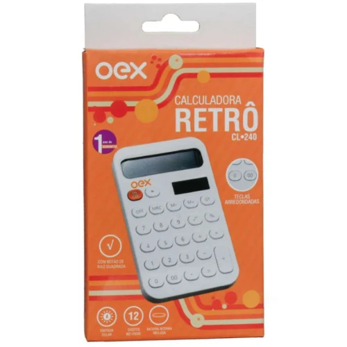 Calculadora 12 Dígitos Retrô CL-240 - OEX