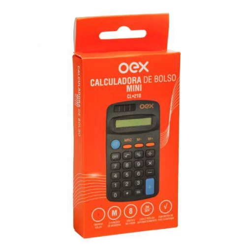 Calculadora 8 Dígitos CL-210 - OEX