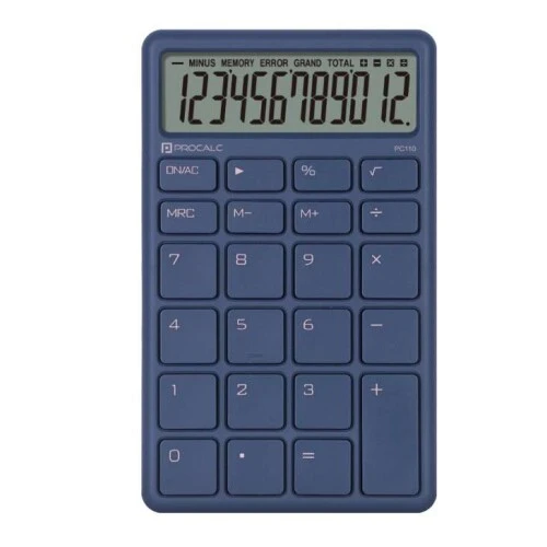 Calculadora PC110 12 Dígitos Azul- Procalc Calculadora PC110 12 Dígitos Azul- Procalc