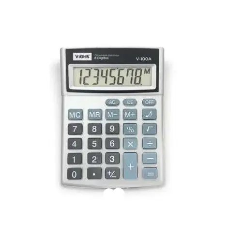 Calculadora V-100A 08 Digitos - Vighs Calculadora V-100A 08 Digitos - Vighs