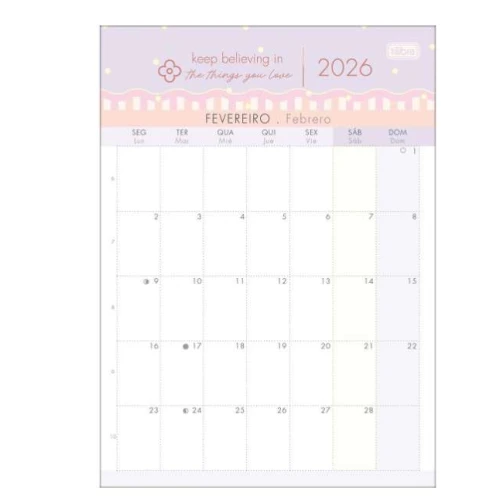 Calendario Planner de Mesa Soho- Tilibra