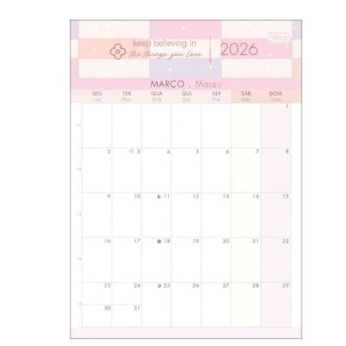 Calendario Planner de Mesa Soho- Tilibra