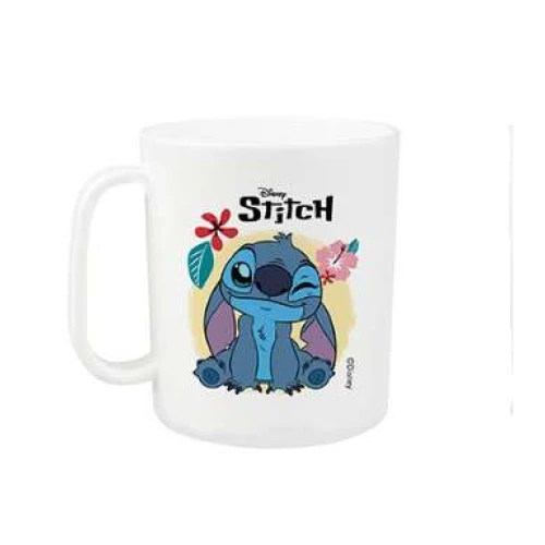 Caneca Plástica Stitch 400 ml - Plasduran