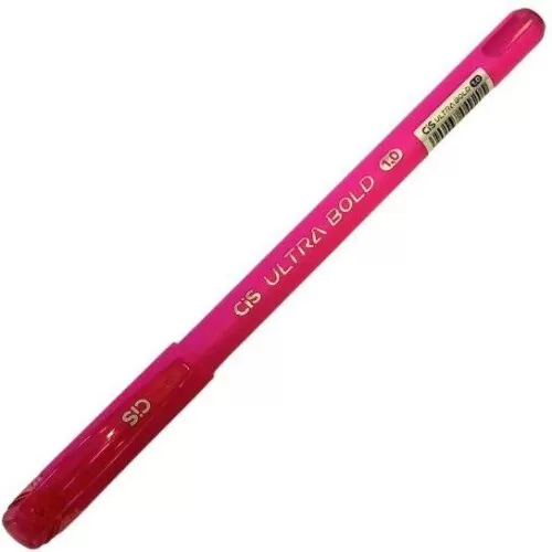 Caneta Esferografica Ultra Bold Rosa 1.0 - Cis